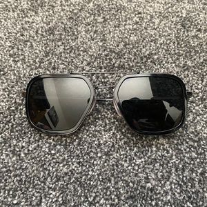 Prada Game Men’s Sunglasses, Slate Grey Lenses, Black